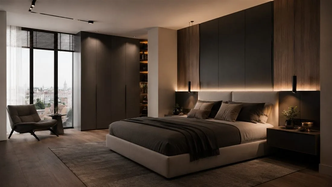 Interior finish of a newly built home in Valencia