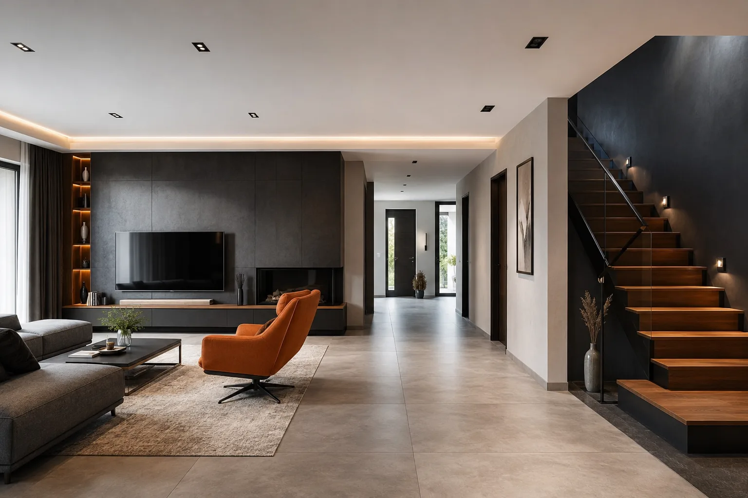Turnkey renovated house interior near Valencia